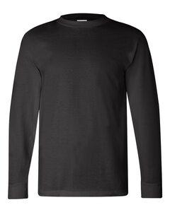 Bayside 6100 - USA-Made Long Sleeve T-Shirt Black