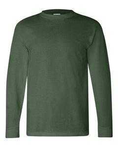 Bayside 6100 - USA-Made Long Sleeve T-Shirt Forest Green
