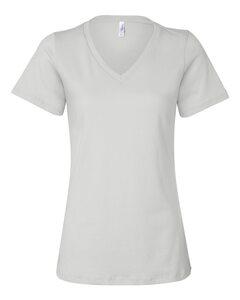 Bella+Canvas 6405 - Relaxed Short Sleeve Jersey V-Neck T-Shirt White