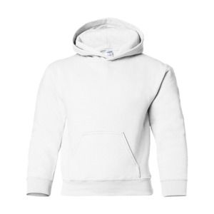 Gildan 18500B - Heavy Blend Youth Hooded Sweatshirt White