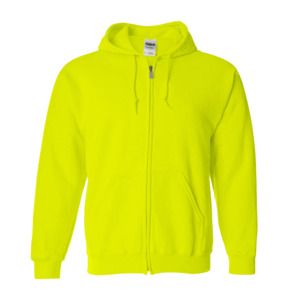 Gildan 18600 - Heavy Blend™ Full-Zip Hooded Sweatshirt Vert Sécurité