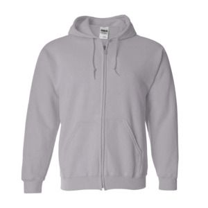 Gildan 18600 - Heavy Blend™ Full-Zip Hooded Sweatshirt Gris Athlétique