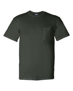 Gildan 8300 - DryBlend™ 50/50 T-Shirt with a Pocket Forest Green