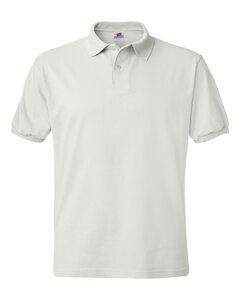 Hanes 054X - Blended Jersey Sport Shirt Blanca