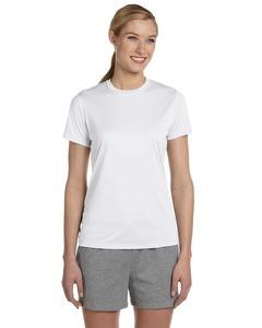 Hanes 4830 - Ladies' Cool Dri® Short Sleeve Performance T-Shirt Blanca