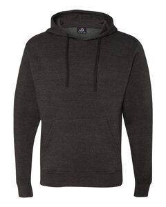 J. America 8620 - Cloud Fleece Hooded Pullover Sweatshirt Carbón de leña Heather