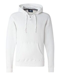 J. America 8830 - Sport Lace Hooded Sweatshirt White