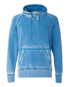 J. America 8915 - Vintage Zen Fleece Hooded Pullover Sweatshirt Royal