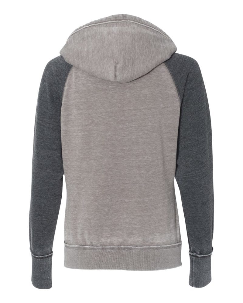 J. America 8926 - Ladies' Zen Fleece Raglan Sleeve Hooded Sweatshirt