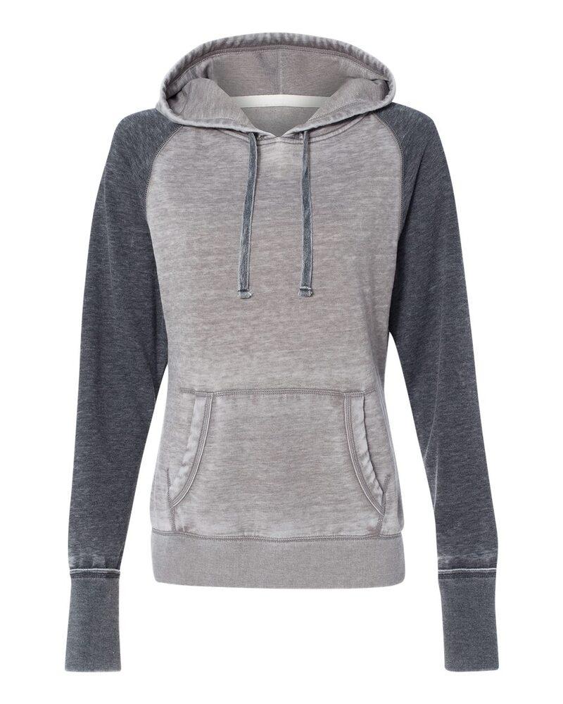 J. America 8926 - Ladies' Zen Fleece Raglan Sleeve Hooded Sweatshirt
