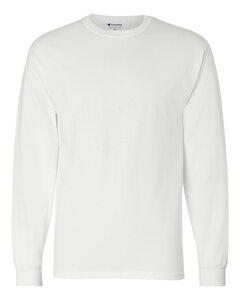 Champion CC8C - Long Sleeve Tagless T-Shirt White