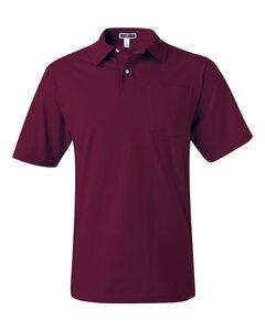 JERZEES 436MPR - SpotShield™ 50/50 Sport Shirt with a Pocket Granate
