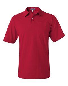 JERZEES 436MPR - SpotShield™ 50/50 Sport Shirt with a Pocket True Red