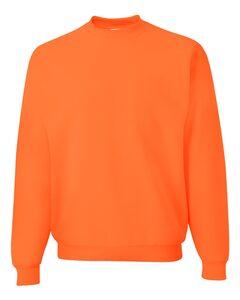 JERZEES 4662MR - NuBlend® SUPER SWEATS® Crewneck Sweatshirt Safety Orange
