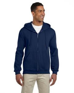 JERZEES 4999MR - NuBlend® SUPER SWEATS® Full-Zip Hooded Sweatshirt J. Navy