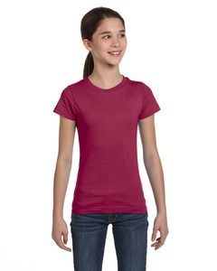 LAT 2616 - Girls' Fine Jersey Longer Length T-Shirt Chill