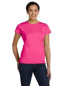 LAT 3516 - Ladies' Fine Jersey T-Shirt Hot Pink