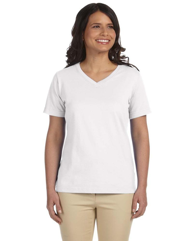 LAT 3587 - Ladies' Short Sleeve V-Neck T-Shirt