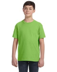 LAT 6101 - Youth Fine Jersey T-Shirt Key Lime