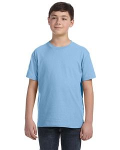 LAT 6101 - Youth Fine Jersey T-Shirt Light Blue