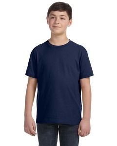 LAT 6101 - Youth Fine Jersey T-Shirt Navy