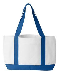 Liberty Bags 7002 - Bolsa P O Marinera White/ Royal