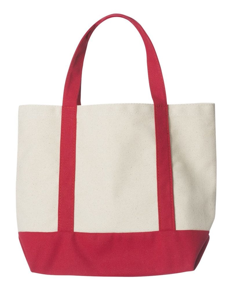 Liberty Bags 8867 - Seaside Small Cotton Canvas Boater Tote