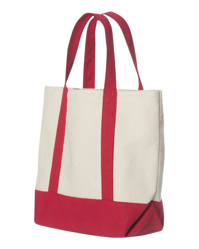 Liberty Bags 8867 - Seaside Small Cotton Canvas Boater Tote