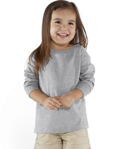 Rabbit Skins 3302 - Fine Jersey Toddler Long Sleeve T-Shirt Heather