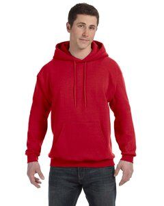 Hanes P170 - EcoSmart® Hooded Sweatshirt De color rojo oscuro