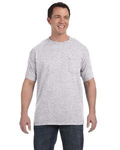 Hanes 5590 - T-Shirt with a Pocket Ash