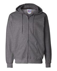 Hanes F280 - PrintProXP Ultimate Cotton® Full-Zip Hooded Sweatshirt Charcoal Heather