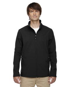 Ash City Core 365 88184T - Cruise Tm Men's Tall 2-Layer Fleece Bonded Soft Shell Jacket Negro