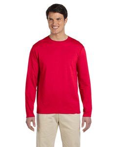 Gildan G644 - Softstyle® 4.5 oz. Long-Sleeve T-Shirt Rouge Cerise