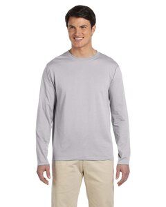 Gildan G644 - Softstyle® 4.5 oz. Long-Sleeve T-Shirt Gris Athlétique