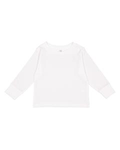 Rabbit Skins 3311 - T-shirt à manches longues pour tout-petit, 5,5 oz Blanc