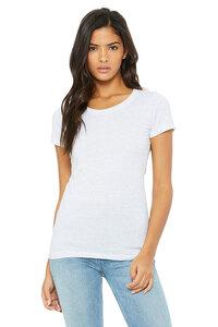 Bella+Canvas B8413 - Ladies Triblend Short-Sleeve T-Shirt White Fleck Tribld