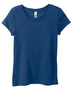 Bella+Canvas B8413 - Ladies Triblend Short-Sleeve T-Shirt Athletic Blue Triblend