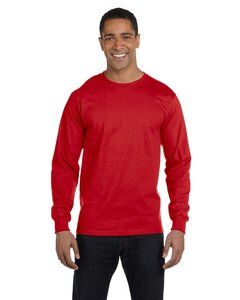 Gildan G840 - DryBlend® 9.2 oz., 50/50 Long-Sleeve T-Shirt Rouge