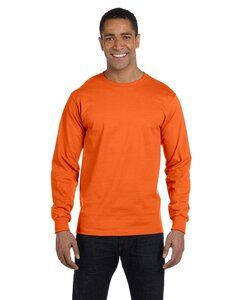 Gildan G840 - DryBlend® 9.2 oz., 50/50 Long-Sleeve T-Shirt Orange