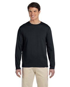 Gildan G644 - Softstyle® 4.5 oz. Long-Sleeve T-Shirt Noir