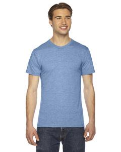 American Apparel TR401 - Unisex Triblend Short-Sleeve Track T-Shirt Athletic Blue