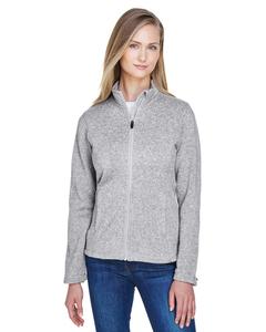Devon & Jones DG793W - Ladies Bristol Full-Zip Sweater Fleece Jacket Grey Heather