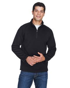 Devon & Jones DG792 - Men's Bristol Sweater Fleece Half-Zip Negro
