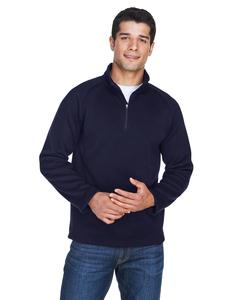 Devon & Jones DG792 - Men's Bristol Sweater Fleece Half-Zip Marina