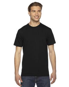 American Apparel 2001 - Unisex Fine Jersey Short-Sleeve T-Shirt Black