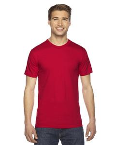 American Apparel 2001 - Unisex Fine Jersey Short-Sleeve T-Shirt Red