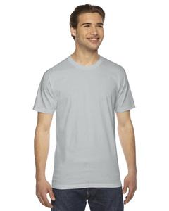 American Apparel 2001 - Unisex Fine Jersey Short-Sleeve T-Shirt New Silver