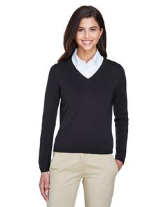 Devon & Jones D475W - Ladies V-Neck Sweater Negro