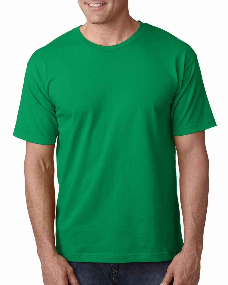 Bayside Apparel USA-Made 100% Cotton Short Sleeve T-Shirt M/Irish Kelly 